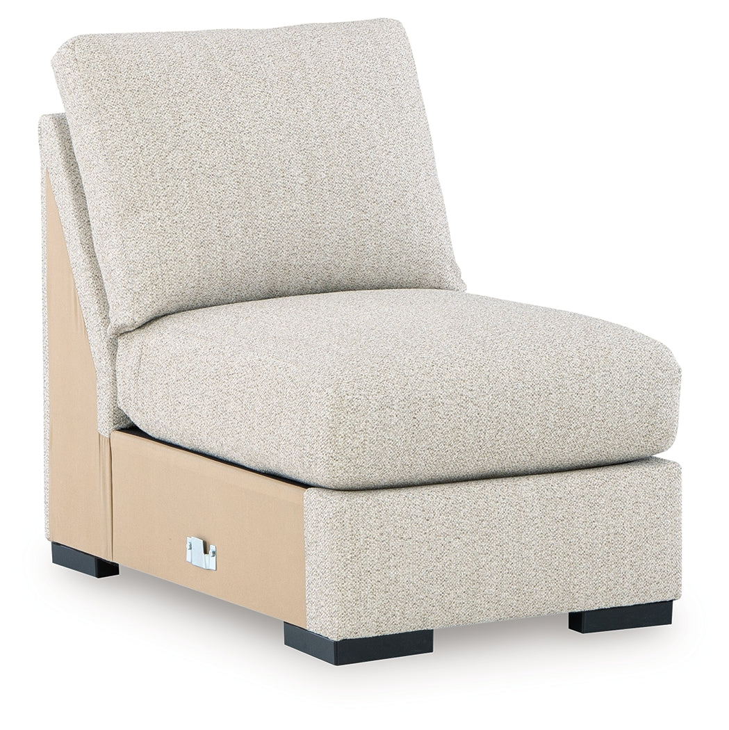 Laurelgrove Pebble Armless Chair from Ashley - Luna Furniture