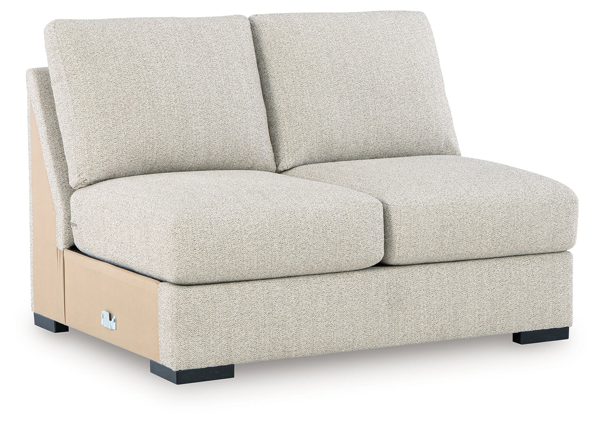 Laurelgrove Pebble Armless Loveseat from Ashley - Luna Furniture