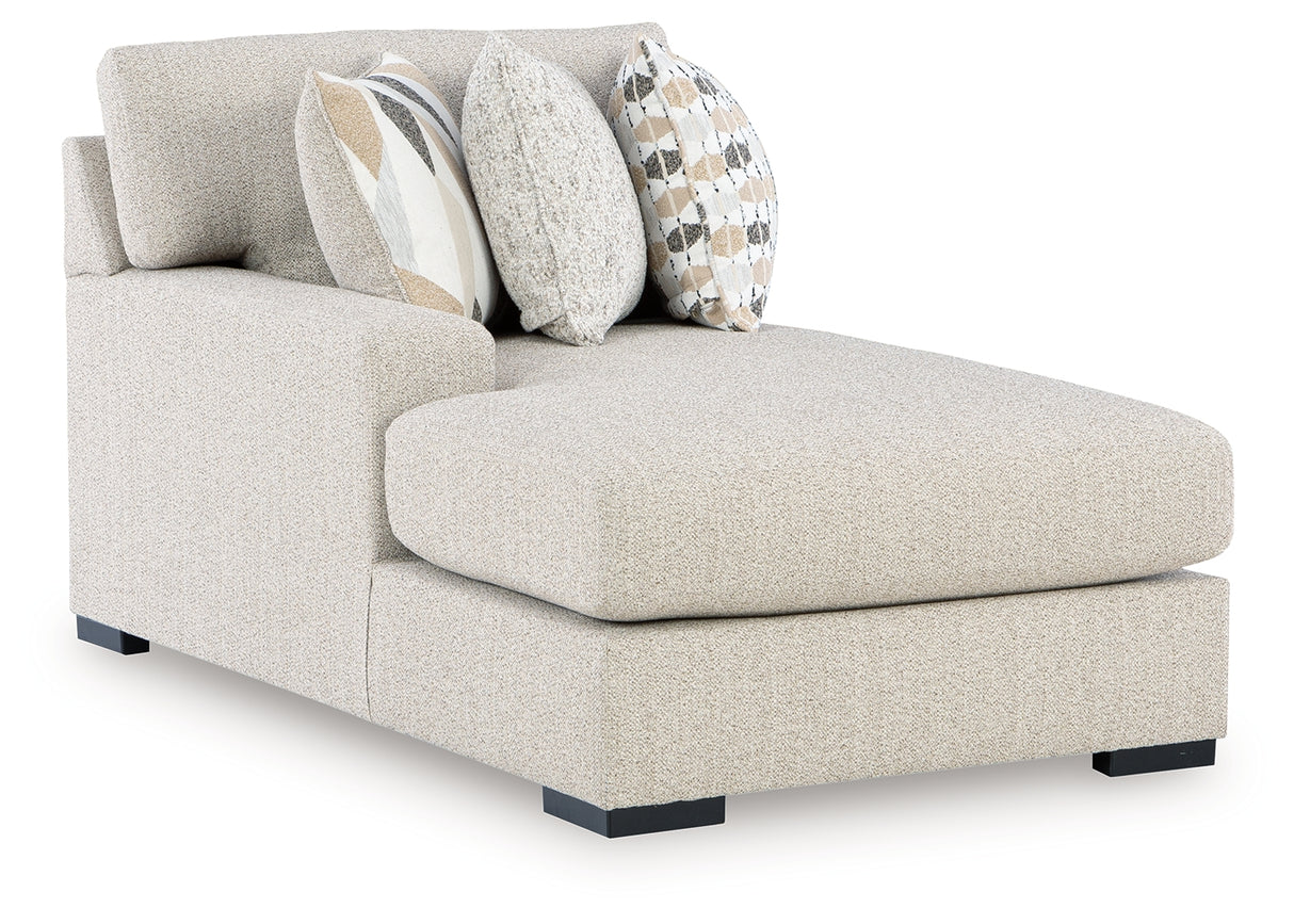 Laurelgrove Pebble Left-Arm Facing Corner Chaise from Ashley - Luna Furniture