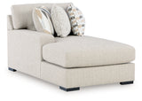 Laurelgrove Pebble Left-Arm Facing Corner Chaise from Ashley - Luna Furniture