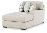 Laurelgrove Pebble Right-Arm Facing Corner Chaise from Ashley - Luna Furniture