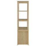 Laurelton Light Oak 3-Shelf Media Tower Tall Pier Cabinet from Coaster - Luna Furniture