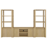 Laurelton Light Oak 60-inch 2-Door TV Stand Media Console from Coaster - Luna Furniture