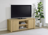 Laurelton Light Oak 60-inch 2-Door TV Stand Media Console from Coaster - Luna Furniture