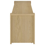 Laurelton Light Oak 60-inch 2-Door TV Stand Media Console from Coaster - Luna Furniture