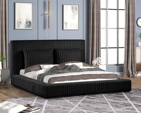 Lauren Black Queen Platform Bed from Happy Homes - Luna Furniture