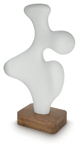 Lavarsen White/Brown Sculpture from Ashley - Luna Furniture
