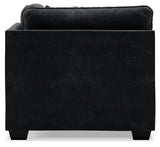 Lavernett Charcoal 5-Piece Sectional and Ottoman from Ashley - Luna Furniture