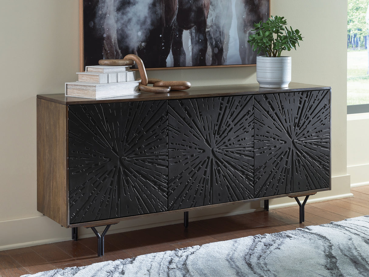 Lavinmont Multi Brown Accent Cabinet from Ashley - Luna Furniture