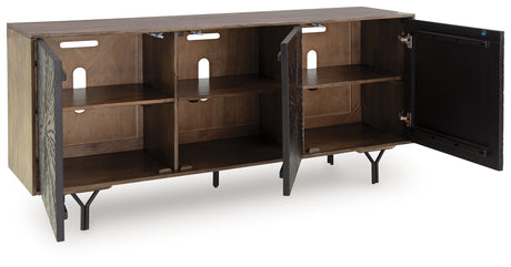 Lavinmont Multi Brown Accent Cabinet from Ashley - Luna Furniture