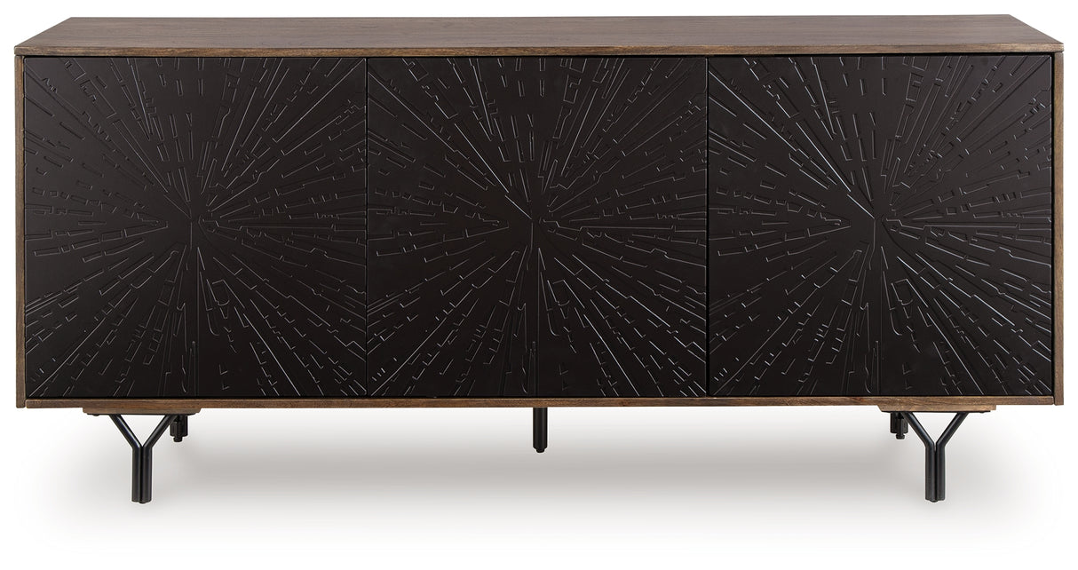 Lavinmont Multi Brown Accent Cabinet from Ashley - Luna Furniture