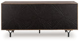 Lavinmont Multi Brown Accent Cabinet from Ashley - Luna Furniture
