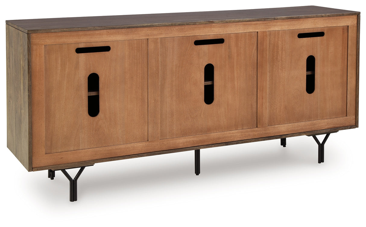 Lavinmont Multi Brown Accent Cabinet from Ashley - Luna Furniture