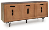 Lavinmont Multi Brown Accent Cabinet from Ashley - Luna Furniture