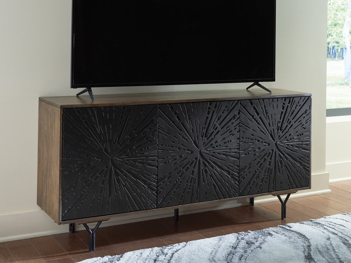 Lavinmont Multi Brown Accent Cabinet from Ashley - Luna Furniture
