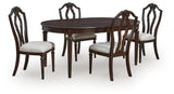 Lavinton Dining Table and 4 Chairs in Brown from Ashley - Luna Furniture