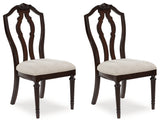 Lavinton Tan/Brown Dining Chair, Set of 2 from Ashley - Luna Furniture