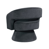 Lavon Dark Gray Swivel Chair from Homelegance - Luna Furniture