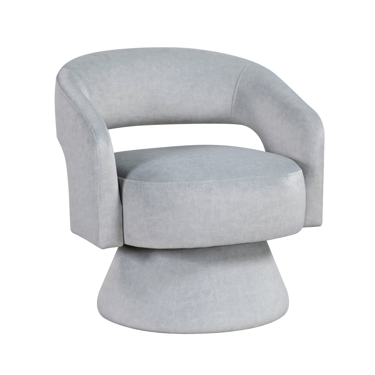 Lavon Gray Swivel Chair from Homelegance - Luna Furniture