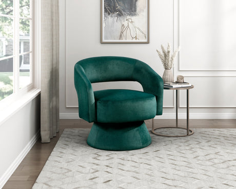 Lavon Green Swivel Chair from Homelegance - Luna Furniture