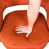 Lavon Orange Swivel Chair from Homelegance - Luna Furniture