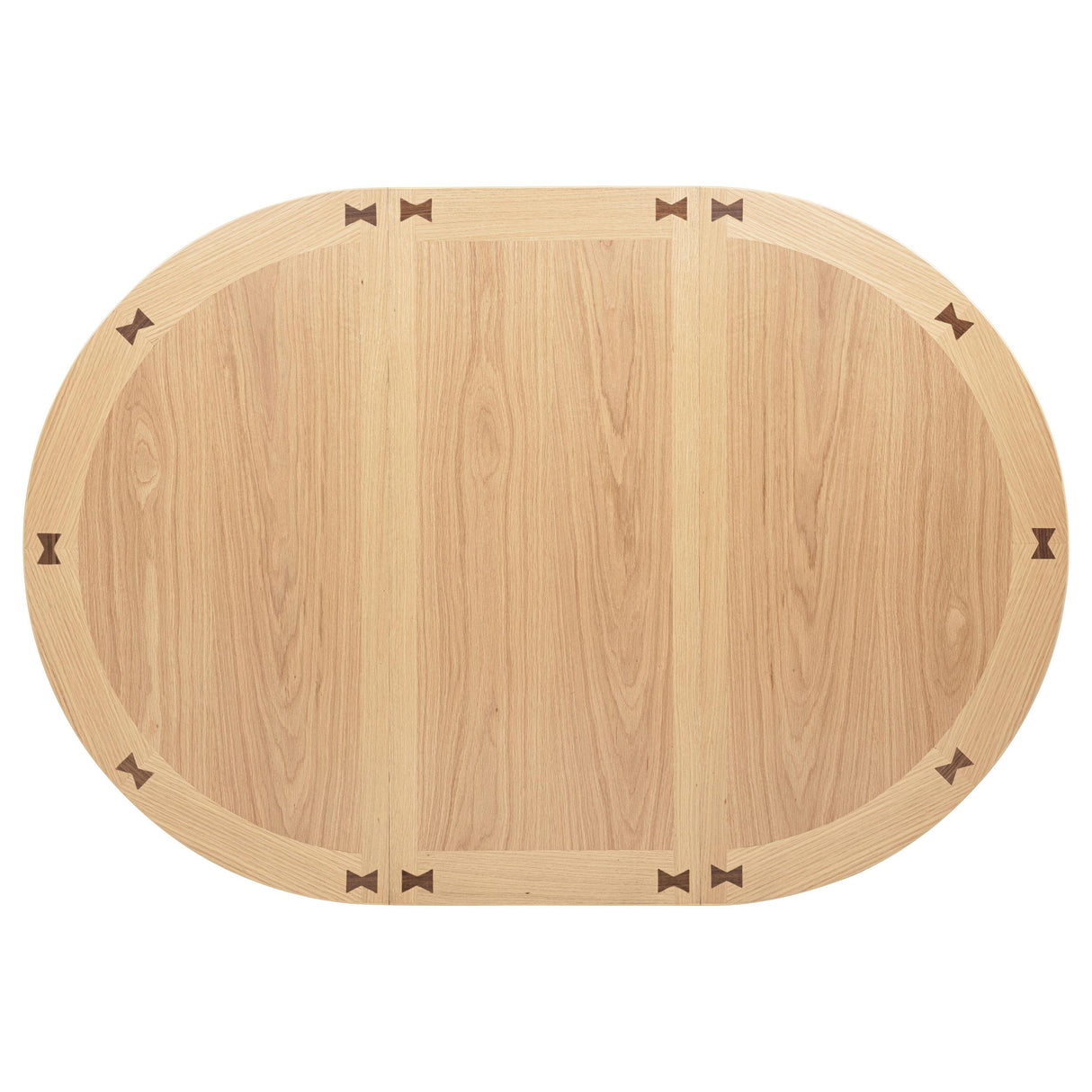 Lavon Light Oak Oval 60-inch Wood Extension Leaf Dining Table from Coaster - Luna Furniture