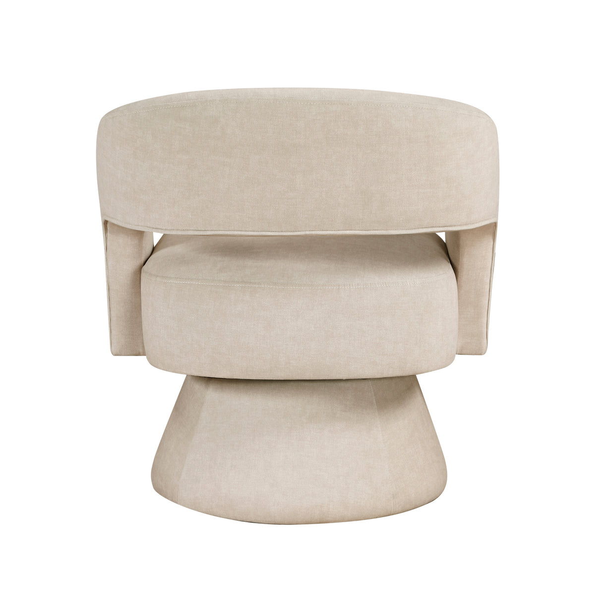 Lavon Taupe Swivel Chair from Homelegance - Luna Furniture