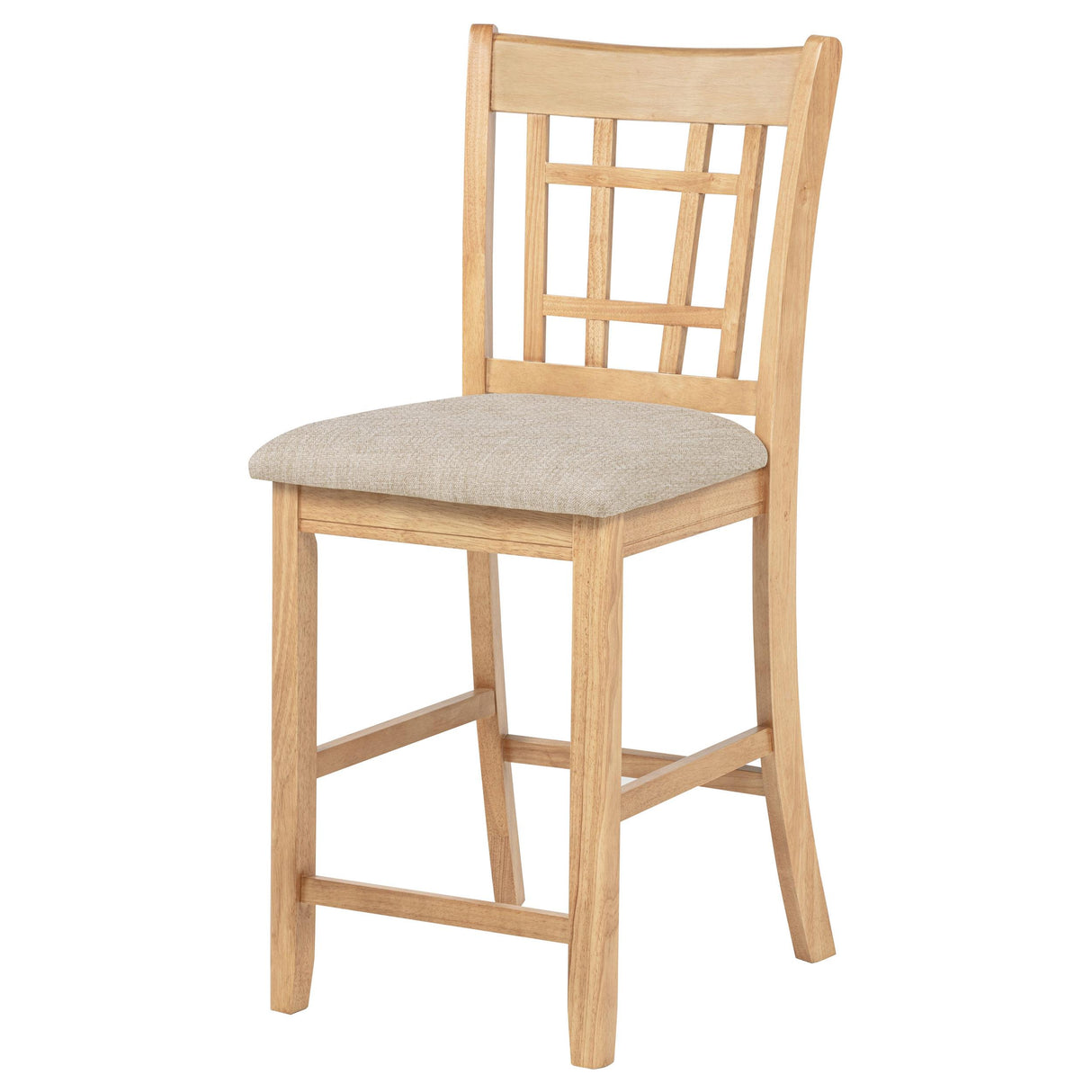 Lavon Gray and Light Oak Wood Counter Height Dining Chair, Set of 2 from Coaster - Luna Furniture