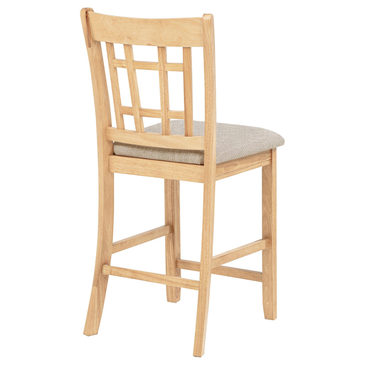 Lavon Gray and Light Oak Wood Counter Height Dining Chair, Set of 2 from Coaster - Luna Furniture