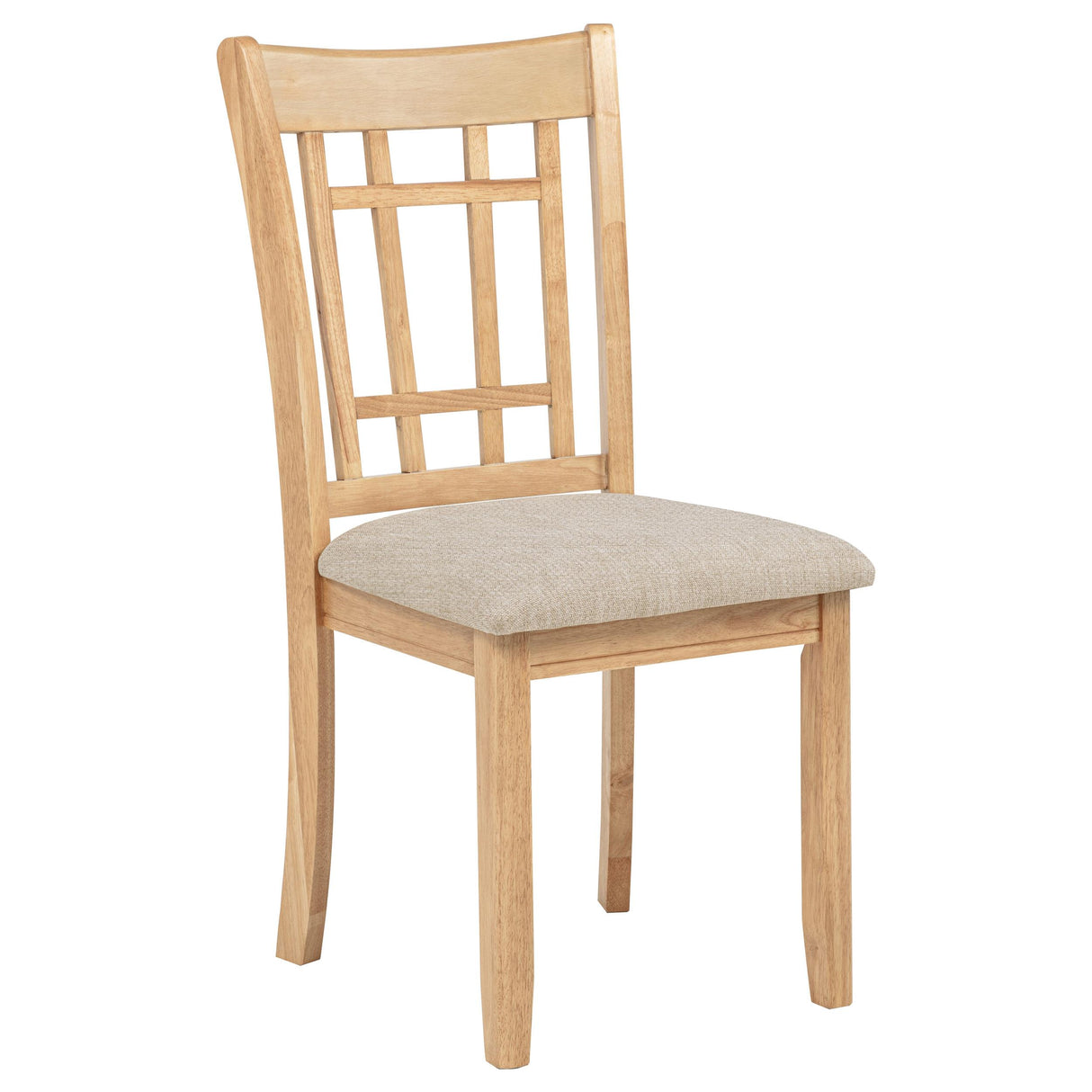 Lavon Gray and Light Oak Wood Dining Side Chair, Set of 2 from Coaster - Luna Furniture