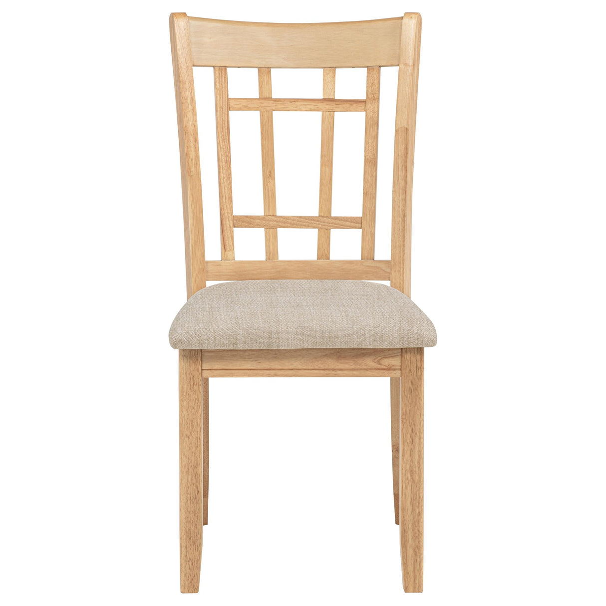 Lavon Gray and Light Oak Wood Dining Side Chair, Set of 2 from Coaster - Luna Furniture