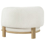 Lawler Ivory Upholstered Barrel Back Accent Chair from Coaster - Luna Furniture