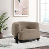 Lawler Mushroom Upholstered Barrel Back Accent Chair from Coaster - Luna Furniture