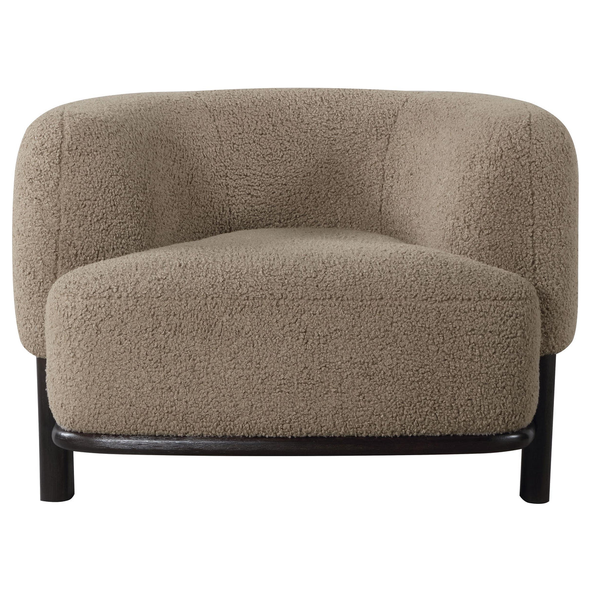 Lawler Mushroom Upholstered Barrel Back Accent Chair from Coaster - Luna Furniture