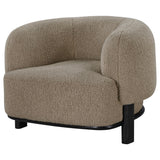 Lawler Mushroom Upholstered Barrel Back Accent Chair from Coaster - Luna Furniture
