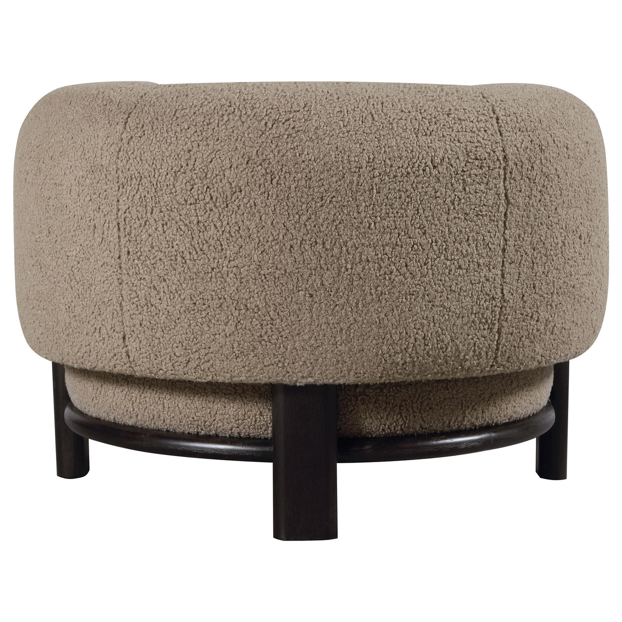 Lawler Mushroom Upholstered Barrel Back Accent Chair from Coaster - Luna Furniture