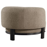 Lawler Mushroom Upholstered Barrel Back Accent Chair from Coaster - Luna Furniture
