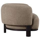 Lawler Mushroom Upholstered Barrel Back Accent Chair from Coaster - Luna Furniture