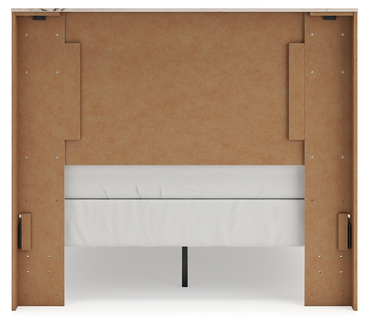 Lawroy Full Panel Bed with Dresser in Light Natural from Ashley - Luna Furniture
