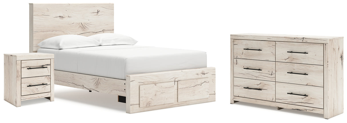 Lawroy Full Storage Bed, Dresser and Nightstand from Ashley - Luna Furniture