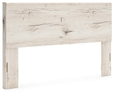 Lawroy King Panel Headboard with Mirrored Dresser, Chest and 2 Nightstands in Light Natural from Ashley - Luna Furniture