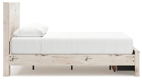 Lawroy Light Natural Queen Storage Bed, Dresser and Nightstand from Ashley - Luna Furniture