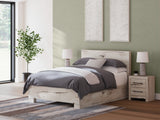 Lawroy Light Natural Queen Panel Bed with Dresser and 2 Nightstands from Ashley - Luna Furniture