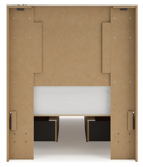 Lawroy Light Natural Twin Panel Bed with Dresser and 2 Nightstands from Ashley - Luna Furniture