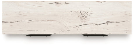 Lawroy Light Natural Twin Panel Bed with Dresser and 2 Nightstands from Ashley - Luna Furniture