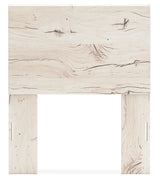 Lawroy Twin Panel Headboard with Dresser and 2 Nightstands in Light Natural from Ashley - Luna Furniture