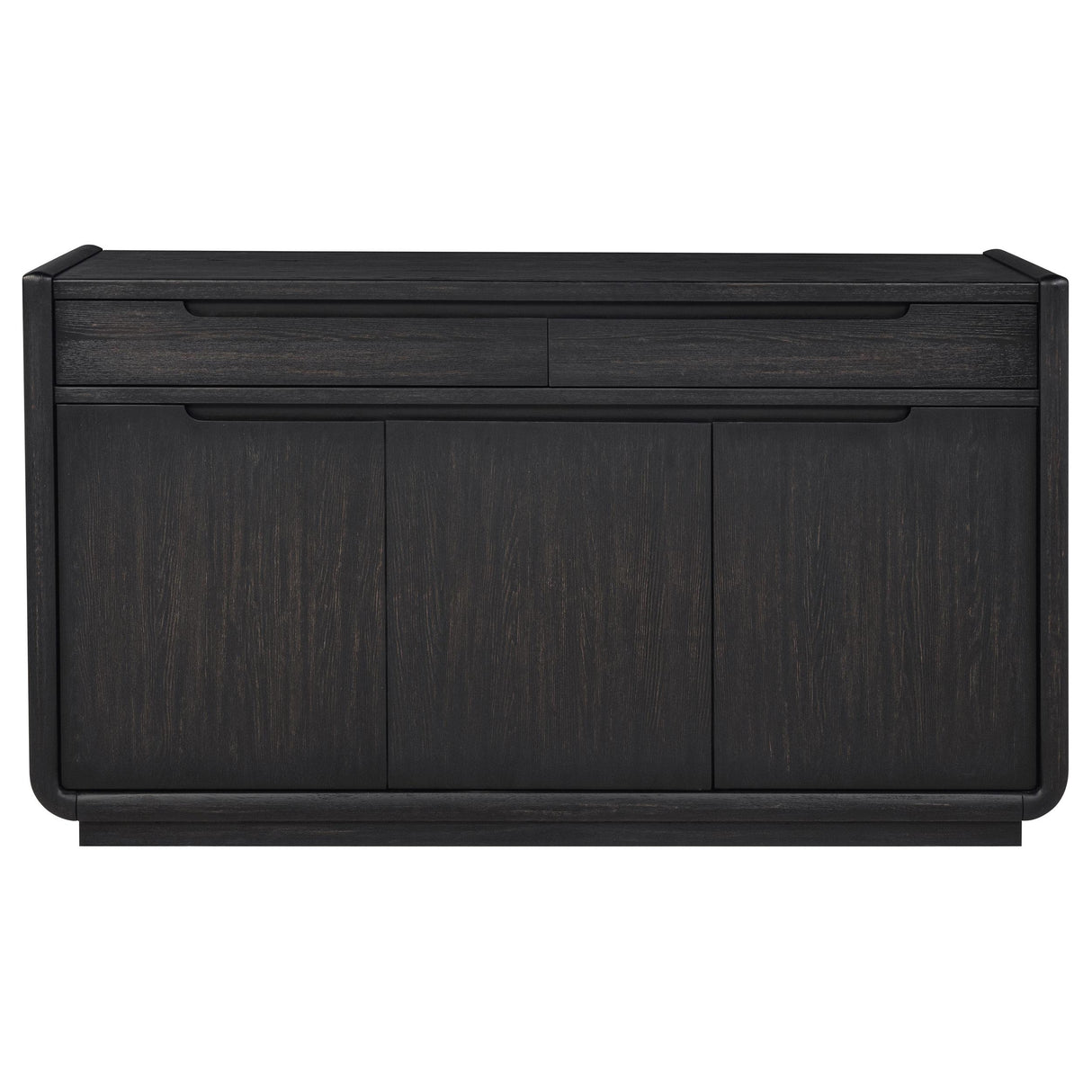 Leandro Burnished Black 2-Drawer Dining Sideboard Server from Coaster - Luna Furniture