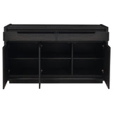 Leandro Burnished Black 2-Drawer Dining Sideboard Server from Coaster - Luna Furniture