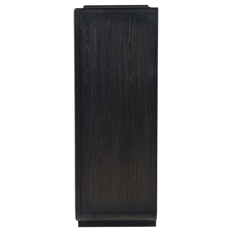 Leandro Burnished Black 5-Drawer Bedroom Chest from Coaster - Luna Furniture