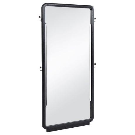 Leandro Burnished Black Full Length Floor Mirror from Coaster - Luna Furniture